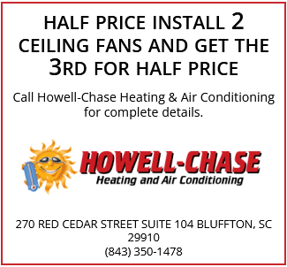 HALF PRICE – Install 2 ceiling fans and get the 3rd for half price