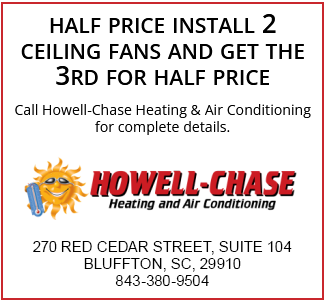 HALF PRICE – Install 2 ceiling fans and get the 3rd for half price